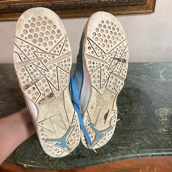 Nike Air Jordan 7 Retro Pantone Blue 7Y Women's Size 8.5 Sneakers - Picture 7 of 9